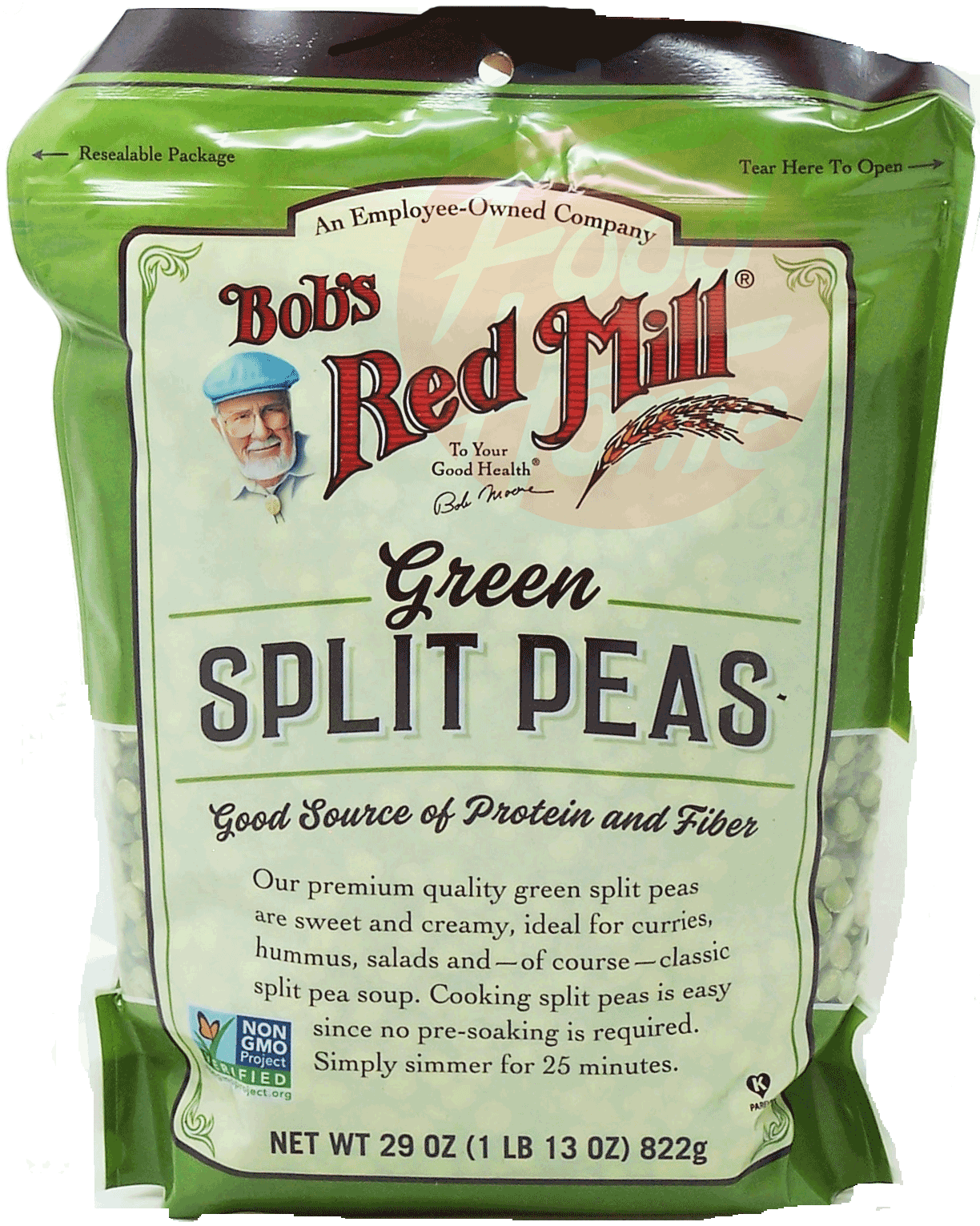 Bob's Red Mill  green split peas Full-Size Picture